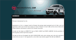 Desktop Screenshot of internationalcar.pt